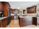 Updated kitchen with stainless steel appliances, granite countertops and plenty of storage at 12251 E 196Th St, Noblesville, IN 46060