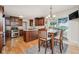 Spacious eat-in kitchen featuring stainless appliances and sliding doors to deck at 12251 E 196Th St, Noblesville, IN 46060
