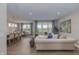 Open-concept living room with a modern design, neutral colors, and plenty of natural light at 2169 Aviary Ln, Danville, IN 46122
