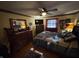 Bedroom featuring warm colors, wood floors, and a comfortable atmosphere at 2937 S Allen Dr, New Palestine, IN 46163