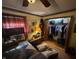 Cozy bedroom with wood floors, large closet, and comfortable bedding at 2937 S Allen Dr, New Palestine, IN 46163