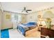 Charming bedroom with white dresser and serene, soft colors at 3265 Tulip Dr, Indianapolis, IN 46227