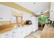 Bright kitchen with wood countertops and white appliances at 3265 Tulip Dr, Indianapolis, IN 46227