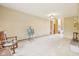 Large, bright living room boasts a fireplace, open layout, and cozy seating area at 3265 Tulip Dr, Indianapolis, IN 46227