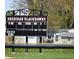 Scoreboard display announcing Sheridan Blackhawks at baseball field on a sunny day at 3333 Godby Dr, Sheridan, IN 46069