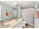 Bathroom with double sink vanity and framed mirror at 3345 Kilkenny Cir, Carmel, IN 46032