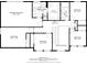 A detailed blueprint of the second floor highlighting the primary bedroom, walk-in closet, and additional bedrooms at 3345 Kilkenny Cir, Carmel, IN 46032