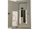 Open electrical panel box at 3464 N Bancroft St, Indianapolis, IN 46218
