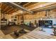 Basement gym with natural light and exercise equipment at 3606 Evergreen Way, Zionsville, IN 46077