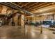 Unfinished basement space with visible ceiling and gym equipment at 3606 Evergreen Way, Zionsville, IN 46077