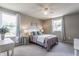 Bright bedroom with natural light, a desk, and a comfy bed at 3606 Evergreen Way, Zionsville, IN 46077