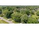 A high aerial shot of a residential neighborhood at 396 W 500 S, Anderson, IN 46013