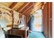 Unfinished attic space with exposed beams, insulation, and unfinished walls at 396 W 500 S, Anderson, IN 46013