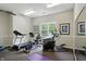 Bright community gym with treadmill, elliptical, and stationary bike, perfect for a convenient workout at 5003 Opal Ridge Ln # 101, Indianapolis, IN 46237