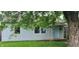 Charming single-Gathering home with a light blue door and a well-maintained lawn at 5344 Fletcher Ave, Indianapolis, IN 46219