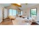 Bright and airy Bedroom with vaulted ceilings, hardwood floors, and lots of natural light at 6115 Stonegate Run, Zionsville, IN 46077