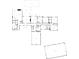 Detailed floor plan showcasing the layout of the home, including room dimensions and key areas at 6115 Stonegate Run, Zionsville, IN 46077