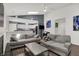 Inviting living area showcases stylish sofas, modern decor, and a seamless connection to adjacent spaces at 6838 Cherry Laurel Ln, Fishers, IN 46038