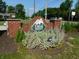 Community entrance sign, 