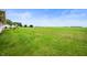 Expansive grassy backyard with a house to the side and a vast field in the background at 10500 S County Road 200 W, Muncie, IN 47302