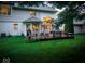 Backyard showcasing a large deck perfect for outdoor entertaining and relaxation at 12450 Petalon Trce, Fishers, IN 46037