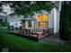 Backyard showcasing a large deck perfect for outdoor entertaining and relaxation at 12450 Petalon Trce, Fishers, IN 46037