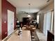 Open-concept living room with dining area at 13859 Keams Dr, Fishers, IN 46038