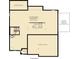Unfinished basement floorplan at 15424 Manderley St, Fishers, IN 46040