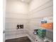 Walk-in pantry with multiple shelves for organized storage of groceries, cleaning supplies, and household essentials at 1580 Mairn Ave, Carmel, IN 46032