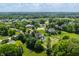 Aerial view of the community with lush greenery and well-maintained homes at 15920 Oak Park Ct, Westfield, IN 46074