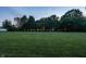 Expansive backyard with lush green grass and mature trees at 15920 Oak Park Ct, Westfield, IN 46074