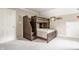 Cozy bedroom featuring a solid wood bunk bed with carpet and natural light at 15920 Oak Park Ct, Westfield, IN 46074