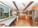 Open kitchen with ample countertop space, a breakfast bar, and stainless steel appliances at 1624 Riley Rd, Lebanon, IN 46052