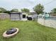 Expansive backyard with gazebo, above ground pool, deck and fire pit at 1816 Hemlock Ln, Plainfield, IN 46168