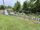 Backyard featuring a grassy area, shed, and partial fence at 1816 Hemlock Ln, Plainfield, IN 46168