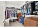 Organized walk-in closet with ample shelving and hanging space at 2720 Guilford Ave, Indianapolis, IN 46205