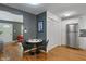 Open kitchen area with stainless steel appliances and hardwood floors at 2906 E 65Th St, Indianapolis, IN 46220