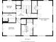 Second floor plan featuring bedrooms, bathrooms, and walk-in closet at 4904 N Washington Blvd, Indianapolis, IN 46205