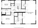 Second floor plan featuring bedrooms, bathrooms, and walk-in closet at 4904 N Washington Blvd, Indianapolis, IN 46205