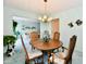 Inviting dining room featuring a round table and a view to the living room at 6851 Azalea Dr, Indianapolis, IN 46214