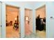 Hallway showing entryways into various rooms of the home at 6851 Azalea Dr, Indianapolis, IN 46214