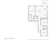 Detailed first floor plan of the home layout with labeled rooms and dimensions for a better understanding at 843 Garrow Dr, Westfield, IN 46074