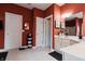 Bathroom with double doors and an alcove for decor at 8785 W 100 N, Anderson, IN 46011