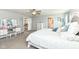 View of bedroom leading to an adjacent sitting room and bathroom at 9053 Fitzgerald Dr, Indianapolis, IN 46239