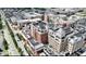 Aerial shot capturing urban area with well-maintained buildings and streets at 925 Veterans Way # 101, Carmel, IN 46032