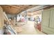 Spacious unfinished basement provides ample storage and customization potential at 9710 Iroquois Ct, Indianapolis, IN 46256