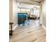 Open basement layout with custom bar area and modern furnishings, perfect for entertaining guests at 1037 Deer Lake Dr, Carmel, IN 46032