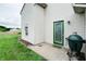 Back exterior with a grill and a grassy area at 1059 Wild Ivy Trl, Franklin, IN 46131