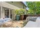 Back deck with room for outdoor seating at 11529 Sunset Cove Ln # 11529, Indianapolis, IN 46236