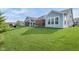 Spacious backyard offers ample green space for outdoor activities and entertainment at 12634 Mustard Seed Ct, Fishers, IN 46038